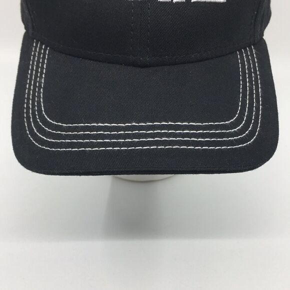 Mobil 1 Motor Oil Black Baseball Cap Hat with Velcro adjustable backstrap - Picture 3 of 15